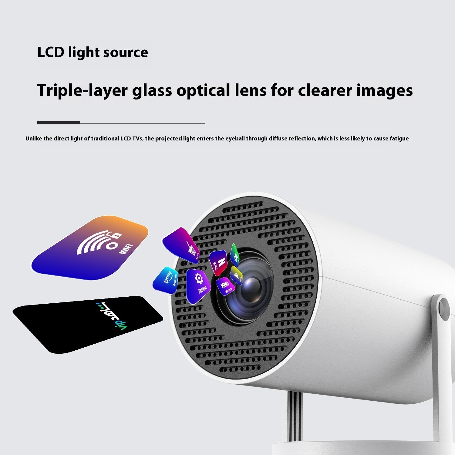 LumoFlex 180™ Smart Mini Projector