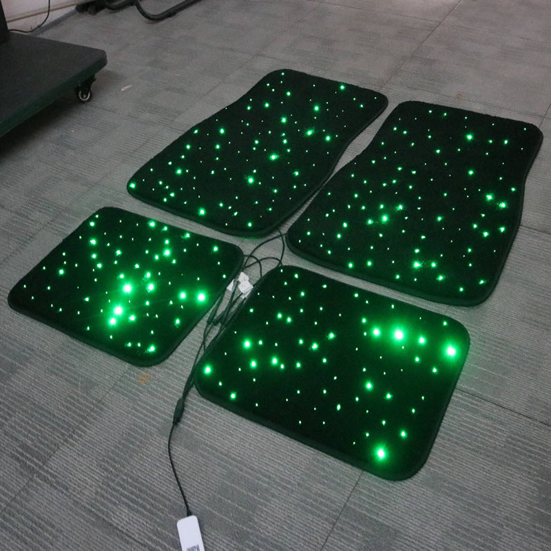 Fiber Optic Car Floor Mat