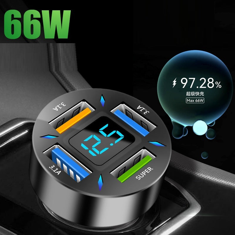 Four-port Car Charger